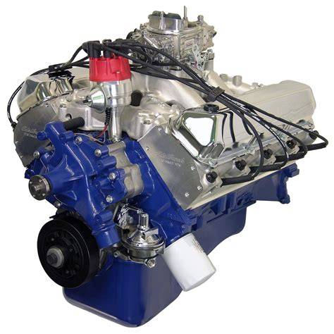 A powerful Ford 460 crate engine ready for installation