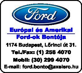 Ford Bontó Xvii Kerület Besence Utca Cars Hungary