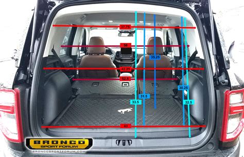 ford bronco sport cargo area