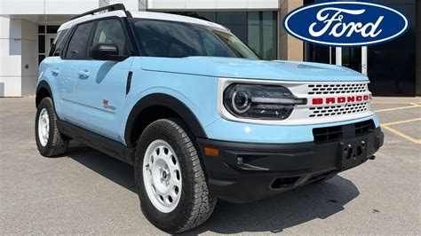 ford bronco sport heritage robin egg blue