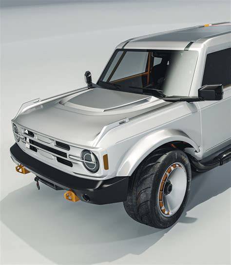 Ford Bronco virtual pre-runner showing a scenic off-road trail