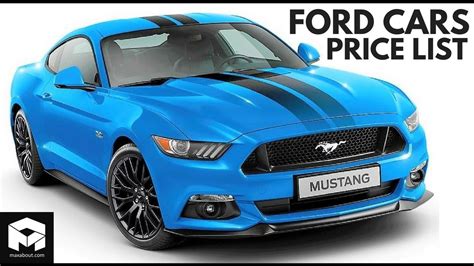 ford car price in usa