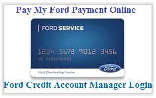 ford credit account manager payment
