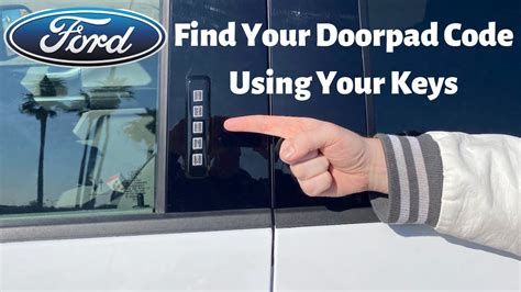 Ford Door Code To Lock