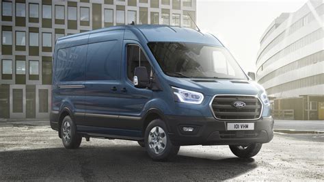 Ford E-Transit van showcasing advanced safety features