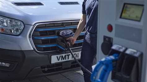 Ford E-Transit charging options and technology features