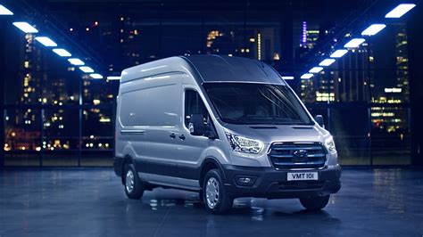 Ford E-Transit van as a mobile workshop