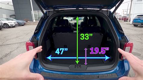 ford edge trunk capacity