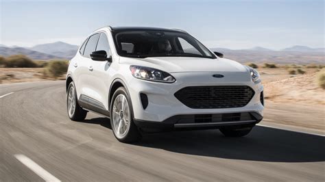 2022 Ford Escape parked on a scenic road