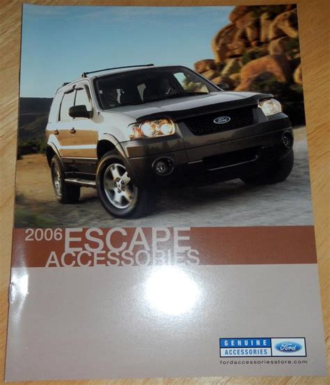 ford escape accessories catalog