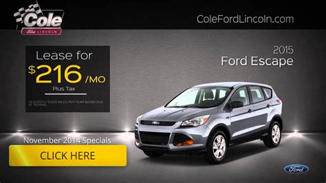 ford escape deals near me