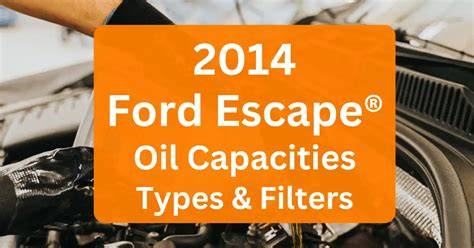 Diagram illustrating the functions of engine oil in a Ford Escape