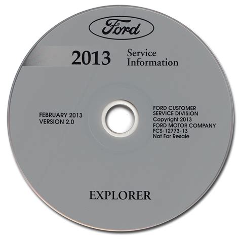 ford explorer 2013 service manual