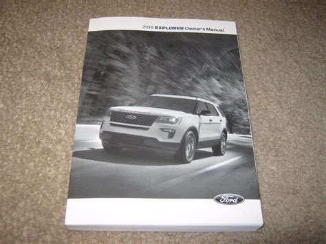 ford explorer 2018 manual