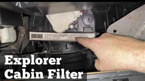ford explorer ac filter location