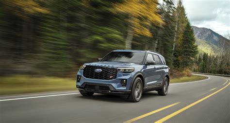 Ford Explorer navigating a scenic road