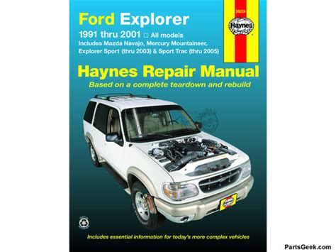 ford explorer haynes repair manual download