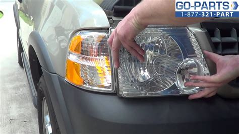ford explorer headlight bulb replacement