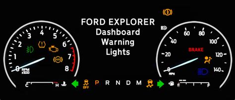 Ford Explorer Indicator Lights