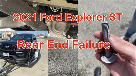 ford explorer rear axle bolt fracture recall
