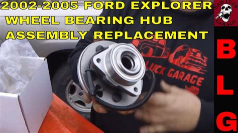 ford explorer rear wheel bearing assembly