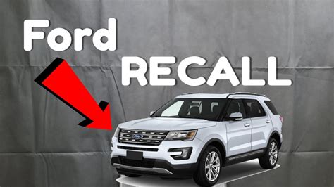 ford explorer recall notices