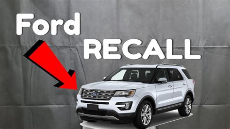 ford explorer safety recall