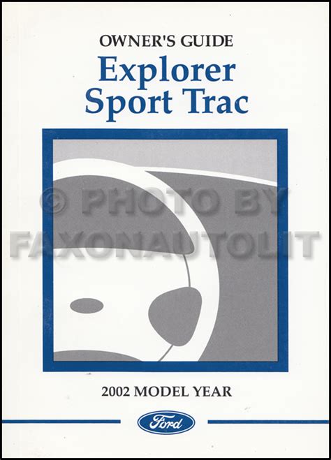 ford explorer sport owners manual