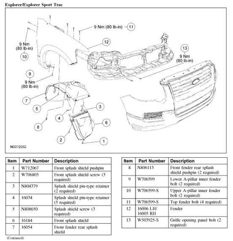 ford explorer sport parts