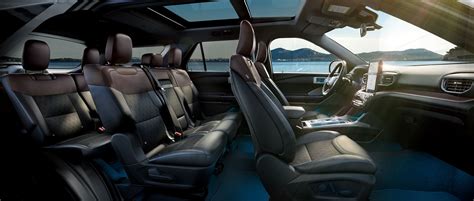 Ford Explorer third row offering spacious seating for passengers