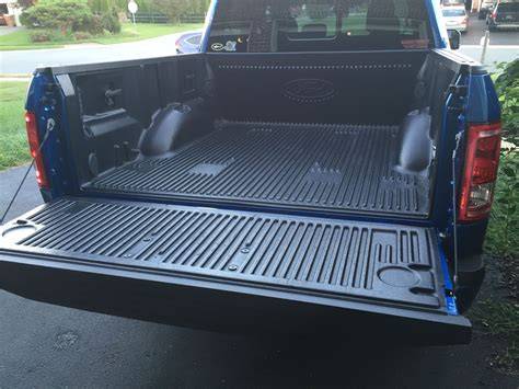 Professionally installed Ford F-150 bed liner showcasing its protective qualities