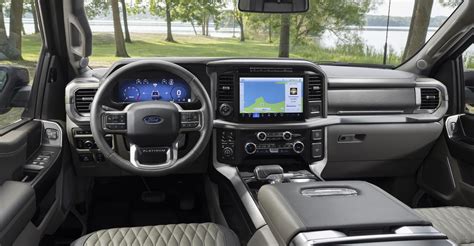 Ford F-150 interior with advanced technology features