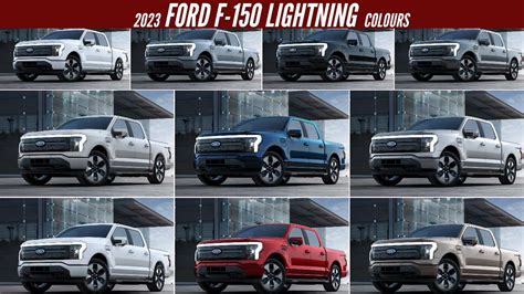 ford f150 lightning 2023 colors