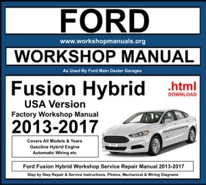 ford fusion hybrid maintenance