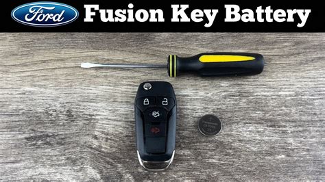 ford fusion key battery replacement