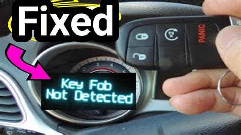 ford fusion key not detected