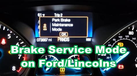 ford fusion maintenance mode