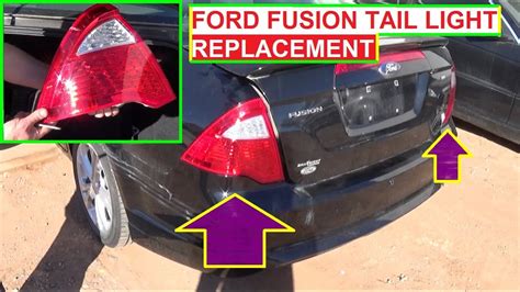 Ford Fusion Tail Light Replacement