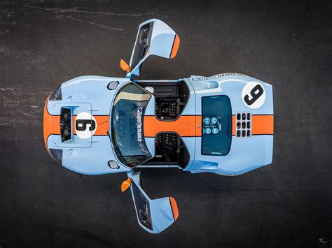 ford gt top view