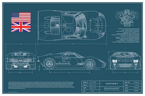 ford gt40 mkii blueprint