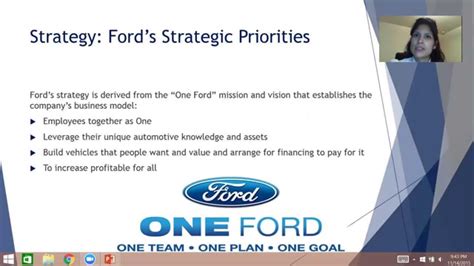 ford motor company business strategy