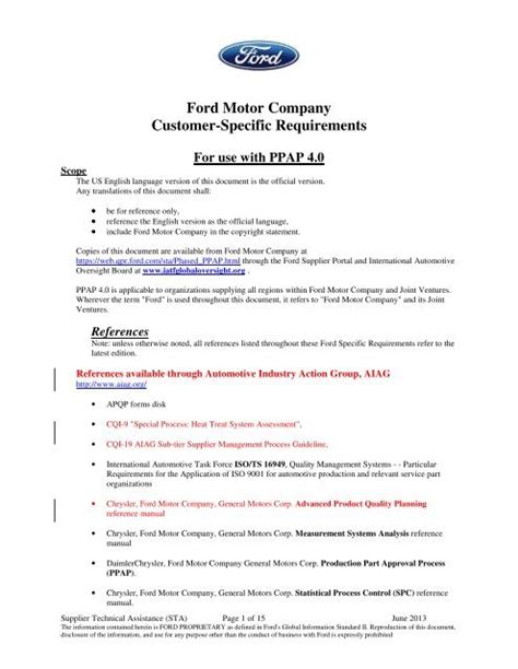 ford motor company complaints