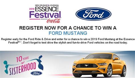 ford motor company sweepstakes