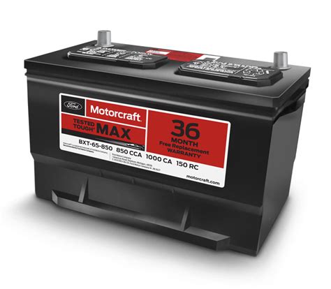 ford motorcraft battery warranty