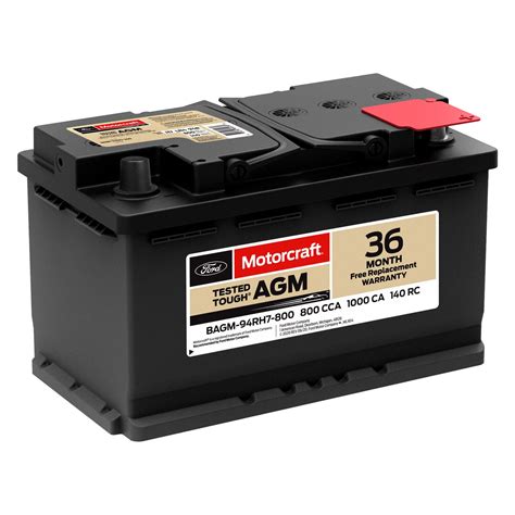 ford motorcraft battery warranty