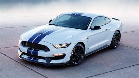 ford mustang blue and white