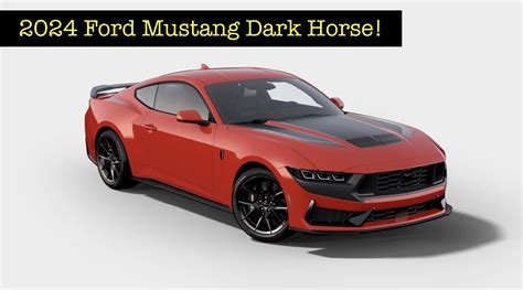 ford mustang dark horse configurator