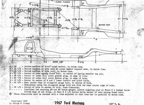 ford mustang fastback 1967 dimensions