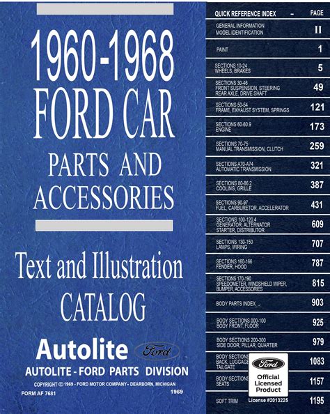 ford parts catalogs lookup