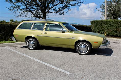 Classic Ford Pinto Wagon parked in a driveway